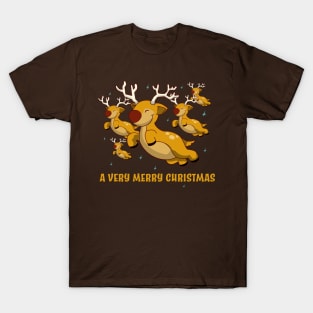 Bunch of Flying Reindeers T-Shirt